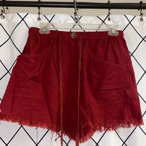 Light weight high waisted shorts.